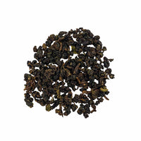 Ein ansprechendes Foto von unserem GABA Oolong Tee Golden Sky in loser Form.