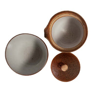 Draufsicht unseres Shiboridashi Set von Ales Dancak braun (200ml)