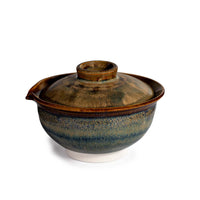 Frontansicht unseres Shiboridashi von Petr Jurnicek blau/gelb (150ml)