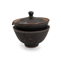 Frontansicht des Shiboridashi Sets Ales Dancak schwarz (160 ml)
