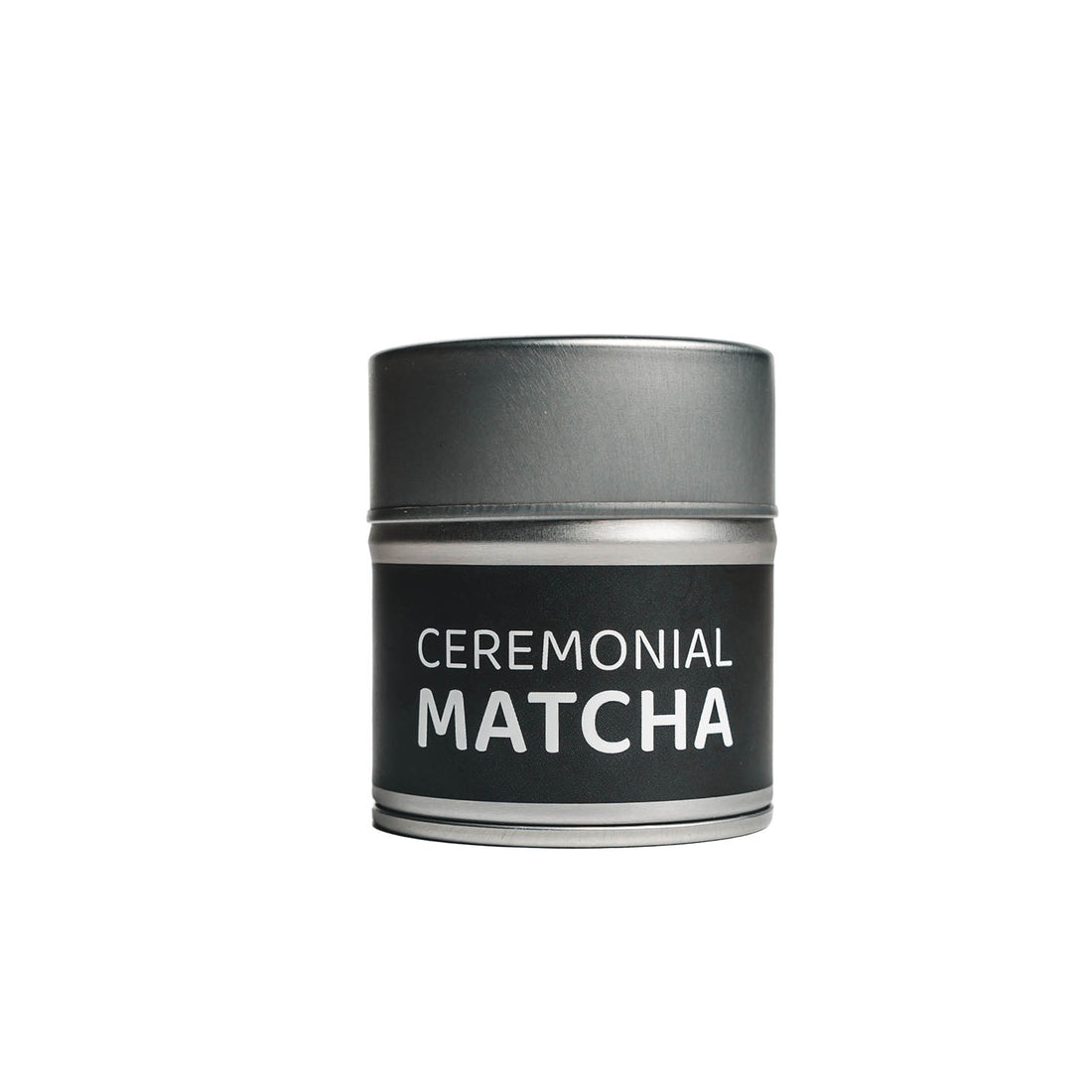 Ein ansprechendes Foto unserer Dosenverpackung (Front) für den BIO Ceremonial Matcha.