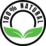 Ein Trust Badge für 100% natürliche Zutaten ohne Aromen bei NIATEA