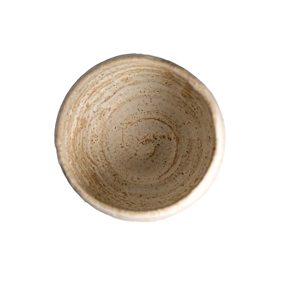 Draufsicht unseres Chawan von Petr Jurnicek hell (325ml)