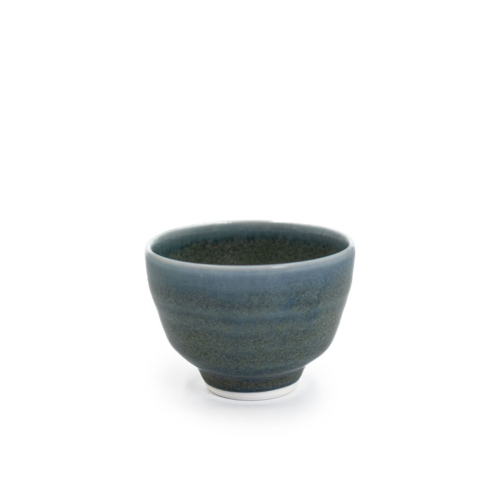 Frontansicht unseres Teebechers Ales Dancak grün/blau (75 ml)
