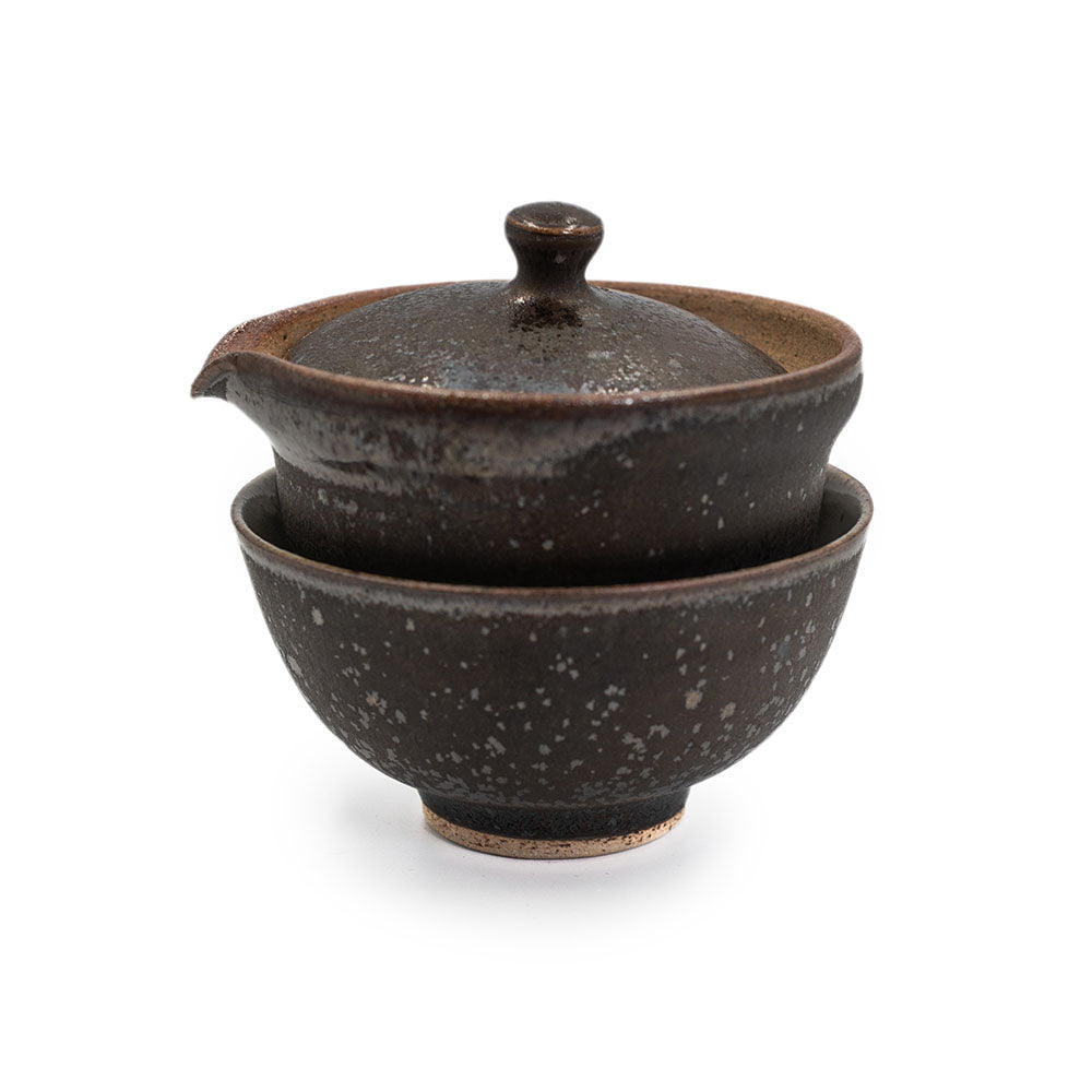 Frontansicht des Shiboridashi Sets Ales Dancak schwarz (140 ml)