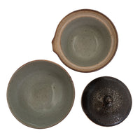 Draufsicht des Shiboridashi Sets Ales Dancak schwarz (160 ml)